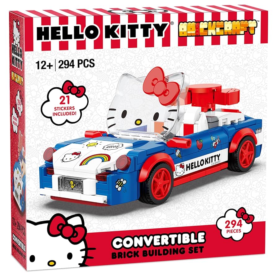 Hello Kitty コレクションセット Amazon.com: Brickcraft Officially Licensed Sanrio Hello